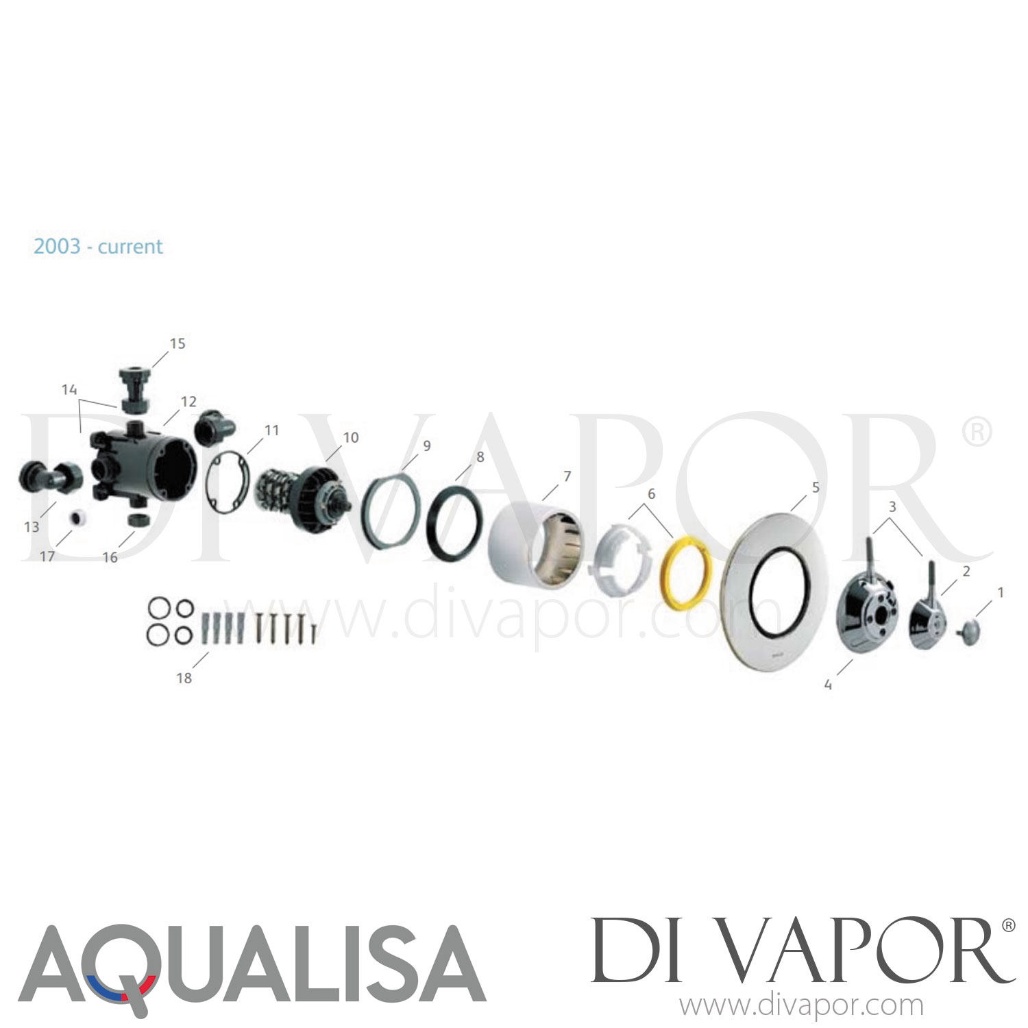 Aqualisa Axis Thermo Thermostatic Mixer Valve 2003 Shower Spare